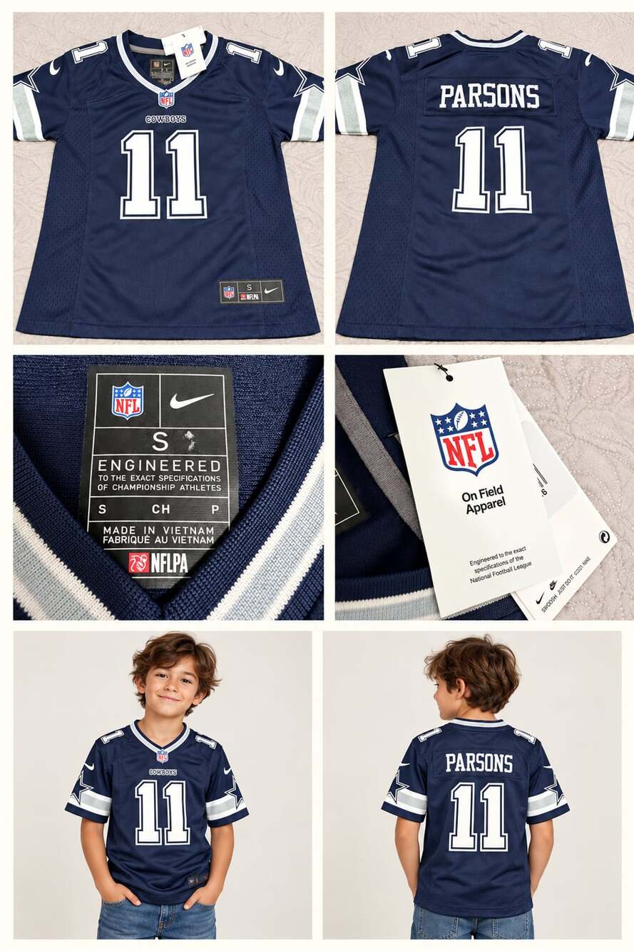 Kids Nike Dallas Cowboys Micah Parsons #11 Jersey Youth Small NWT